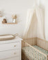 52''x28'' 2 Pack(Monstera&Dark Blissful Diary Muslin Crib Sheets for Girl Boy, Boho Neutral Soft Cotton Baby Sheet