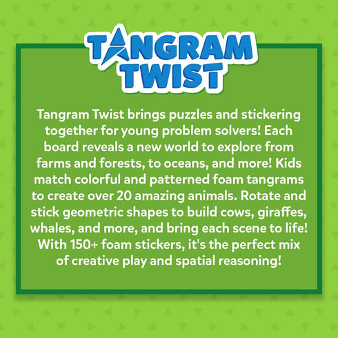 150+ 4, 5, 6, 7 Skillmatics Tangram Sticker Puzzles - Educational Art & Craft Activity with Foam Tangram Stickers