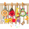 TUMAMA Baby Toys for 3 6 9 12 Months,Hanging Fruit Rattles Avocado,Banana,Orange