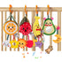 TUMAMA Baby Toys for 3 6 9 12 Months,Hanging Fruit Rattles Avocado,Banana,Orange