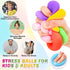 12 Pack Slow Rising Stress Ball,Stress Balls for Kids Adults,Stretchy Fidget Toys for Stress Relief,Hand Therapy