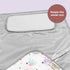 Portable Diaper Changing Pad - Waterproof Foldable Baby Mat - Lightweight Travel Change Pad - Machine Washable - HAMUR