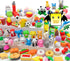 120 pcs Animal Erasers for Kids Classroom Rewards, Puzzle Take Apart Pencil Erasers for Valentine Gifts and Party Favors