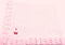 Sanjit Knitted Crochet Finished Medium Pink Chenille Large Blanket with Santa Patch