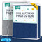 Biloban Crib Mattress Protector 2 Pack, Waterproof, Durable, Grey & Navy, Absorbent,