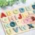Zeoddler Alphabet Puzzles, ABC Preschool Learning Toys, Wooden Toys for Toddlers, Alphabet Shape Puzzles for Kids, Gift