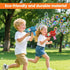 DinXlon toys 10000+ 360 2 4-8, Kids Bubble Gun Automatic Light Up, Bubbles Per Minute, Leakproof Bubble Blower