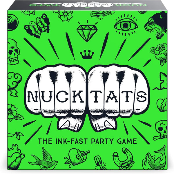 Funko Games NUCK TATS Party Game for Ages 13 and Up - 3-6 Players