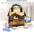DWVTSLH Backpack Mummy Backpack Horses in Love Diaper Bag Multifunction Nappy Bags Waterproof Large Capacity Travel
