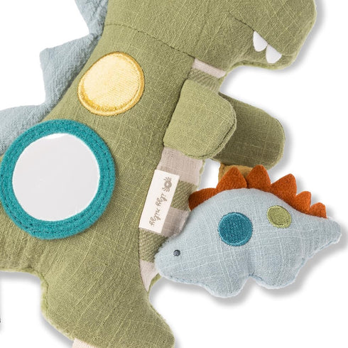 Itzy Ritzy Bitzy Traveler Car Seat & Stroller Toy for Babies Developmental Sensory Toy Features Crinkle & Rattle Sounds