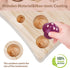 Wooden Toys Mushroom Toy, Harvest Game Montessori Educational Learning Shape Sorting & Number Matching for Ages 3+