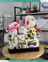 FANKANG Rectangular Laundry Basket, Nursery Storage Fabric Bin, Storage Hamper, Gift Baskets (Engineering)