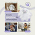 FREND White Bunny Stuffed Animal, Cute Plushies for Women and Kids, Soft Bunny and Rabbit Plush Toy Gift, Adorable