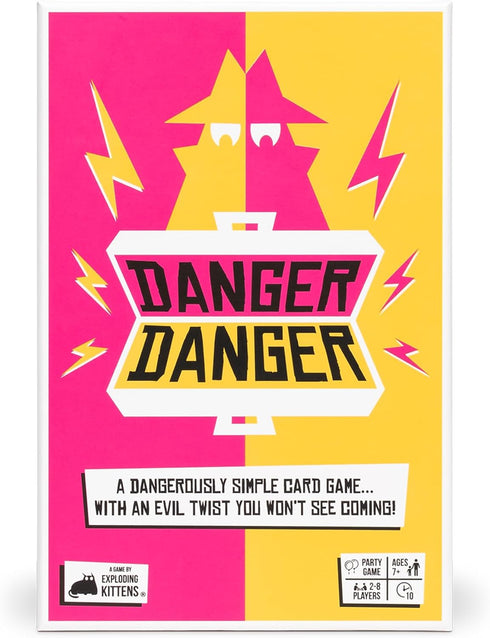 Danger Danger by Exploding Kittens: A 10 Minute Team Card Game for Ages 7+ - Family Fun and Strategy