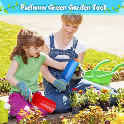 9" Set, Upgrade Beach Sand Shovels Scooping Toys Beach Spade with Anti Slip Handle, Garden Tool For Kids Adults