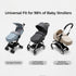 BASILKIT Universal Stroller Footmuff for Baby, Winter Baby Stroller Bunting Bag, Warm Soft Ultra-fine Fleece Stroller