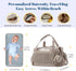 Personalized Diaper Bag Tote with Name, Custom Baby Bag with Changing Pad and Pacifier Case, Maternity Travel Bag
