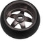 Mxfans RC Car Titanium 5 Spoke Wheel Hub - Tire Replacement for WL 1:28 K969 - Pack of 4
