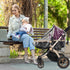 Summer Stroller Rain Cover, PVC Universal Clear Baby Travel Weather Shield for Waterproof Windproof Dustproof Pram
