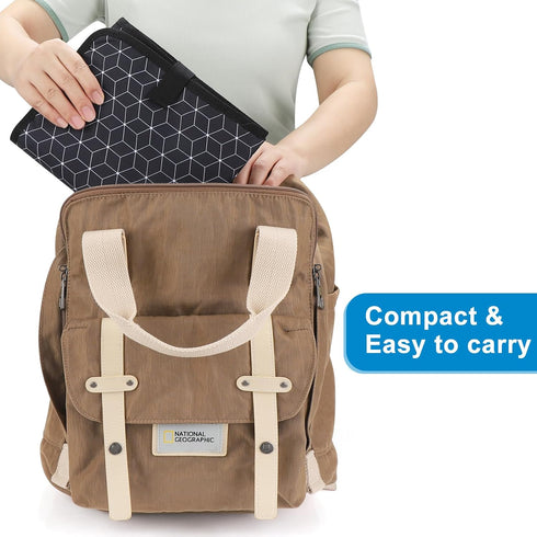 Accmor Portable Diaper Changing Pad, Waterproof Baby Changing Mat, Foldable Portable Travel Changing Pads for Baby