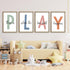 TQianJiang This Is Where The Fun Stuff Happens Kids Playroom Wall Art 11x16