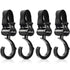 SUNVENO Stroller Hooks for Diaper Bag 4 Pack, Baby Travel Essential Heavy