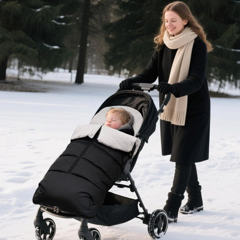(105x46cm) KAKIBLIN Stroller Footmuff, Baby Footmuff for Stroller, Universal Bunting Bag for Babies Compatible