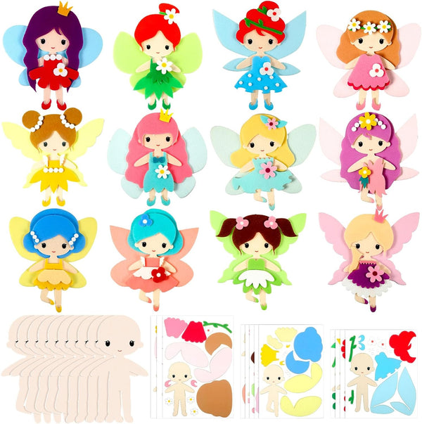 Geetery 24 Pcs DIY Fairy Art Crafts Kit Creative Make Your Own