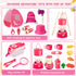 Set 3,4,5,6 Meland Kids Camping for Girls - Camping Tent Toys for Girls Indoor Outdoor Pretend Play, Christmas Birthday
