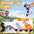 AquaArcc 1-3, Set 1 2 3 Toddler Boy Toys Age Dinosaur Toy Wooden Magnetic Train with Playmat/Storage Bag for Baby Boy
