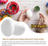24 2 Dozen CALPALMY Pieces Hyper-Realistic White Wooden Eggs - Fake Easter Eggs for Painting, Decorating, Crafting