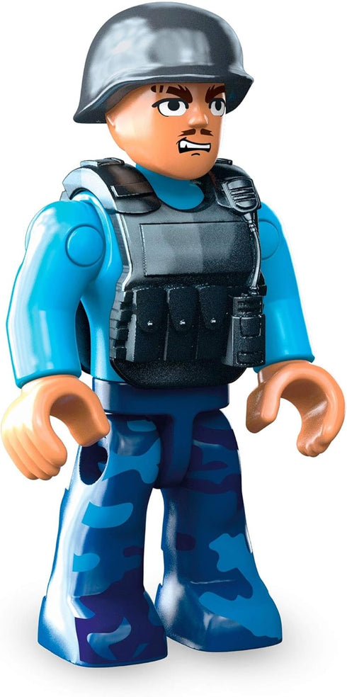 Set (223 Mega Construx Fighter Jet Construction with character figures, Building Toys for Kids Pieces)