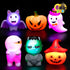 JOYIN 6 Pcs Halloween Light-Up Bath Toys - Flashing LED Light Floating Bathtub Toys for Baby Toddler Water Games