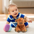 SOLPOBEI Music Highland Cow Stuffed Animal with Sound, Farm Cow Toy with ''Moo''Sound, Soft Farm Animal Cattle Plushie