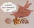 Leyl&Ari Organic Muslin Lovey Blanket | Cotton Bunny Security Blanket for Boys and Girls (Dusty Rose)
