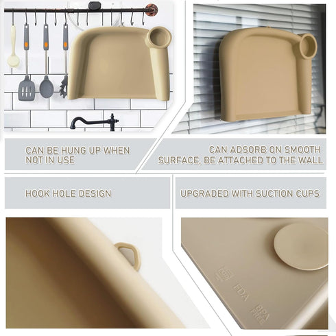 Upgraded Silicone Baby Dining Tray Compatible with Inglesina Fast Table Chair & Hook-On High Chairs, BPA-Free