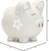 Child To Cherish Hand-Painted White Night Light Piggy Bank