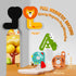 Magnetic Letters Toys for Toddlers, 26PCS Uppercase + 26PCS Lowercase Educational Alphabet Magnets