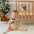TUMAMA High Contrast Baby Toys, Black and White Infant Toys 0-3 Months, Soft Sensory Rattles with Teether