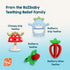 3M+ RaZbaby Soft Silicone Infant & Baby Teether Toy Massaging Bristles Teething Relief Pacifier - Soothes Sore Gums