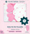 Swaddle Wrap for Newborns Premium Organic Cotton, Wake Me Not Swaddle with