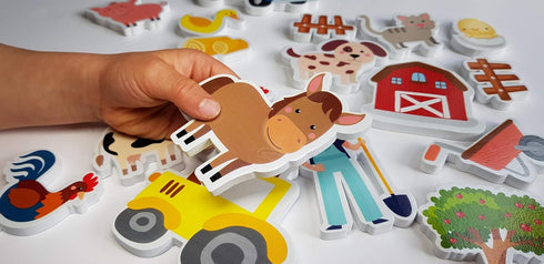 Buddy & Barney BB146 VARUN | Farm Bath Time Stickers - Bath Tub Fun for Kids & preschoolers