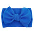 KIDOCHEESE Big Bows Headbands, Nylon Oversized Hair Accessories for Newborns, Infants, Toddlers, Kids