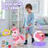 Ylpaprm Set 3+ Pink Walking Pony Interactive Talking Singing Dancing Horse Walk Along with Remote Control Leash Plush