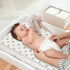 Vegan Leather Baby Changing Mat, Wipeable Portable Changing Pad 2 Pack, Rainbow & Elephant (15.75"*28")