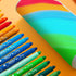 M&G 36 Colors Solid Tempera Paint Sticks for Kids, Washable, Non-toxic, Quick Drying, Works on Paper, Wood, Glass