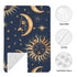 CQMZJHU Moon Sun Stars Night Sky Baby Car Seat, Rain Shelter, Multifunctional Nursing Cover for Newborns, Mother Care