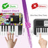 M SANMERSEN Piano Keyboard for Kids - 37 Keys Electronic Pianos with Music Book Bracket for 3-8 Years Old