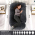 57 Inch BATTOP Pregnancy Pillows for Sleeping, Full Body Maternity Pillow for Side Sleeping, Support for Back, Legs