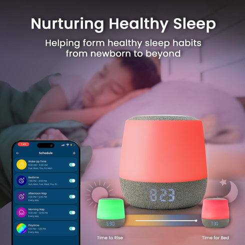 2nd 28 2.4GHz Babysense Baby Sound Machine with Night Light | Gen | Soothing Sounds | Toddler Sleep Trainer |